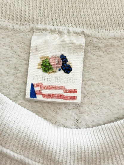 vintage 90s christmas bears with 3D ribbon sweatshirt | fruit of the loom - good market thrift store