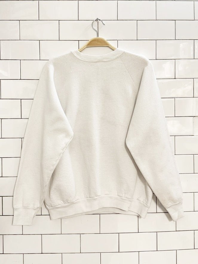 vintage 90s christmas bears with 3D ribbon sweatshirt | fruit of the loom - good market thrift store