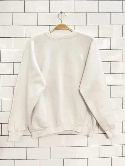 vintage 90s christmas bears with 3D ribbon sweatshirt | fruit of the loom - good market thrift store