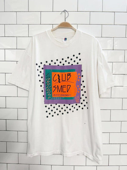 vintage 90s club smed creative environments tee - good market thrift store