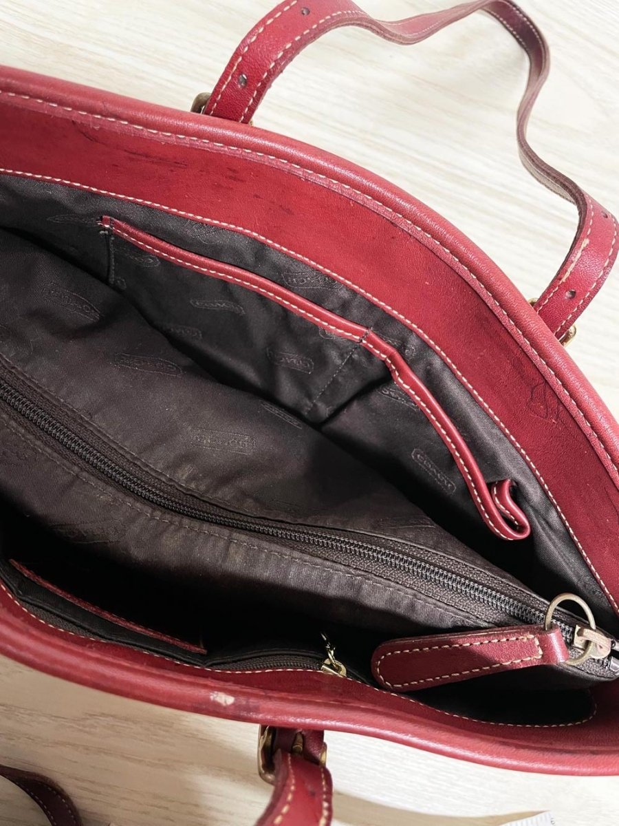 vintage 90s coach legacy leather shoulder bag | A1D - 9813 - good market thrift store