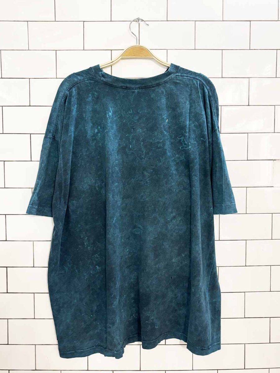 vintage 90s cool as a moose earth tie dye tee | yesterdays - good market thrift store