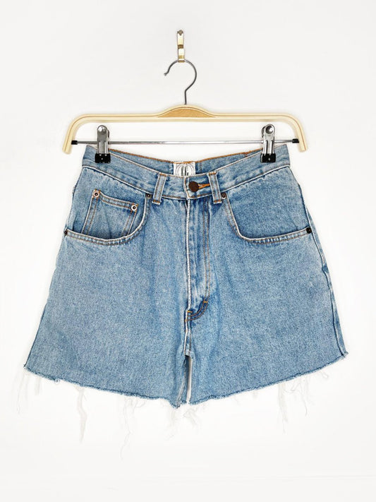 vintage 90s cotton ginny special edition cut off denim shorts - good market thrift store