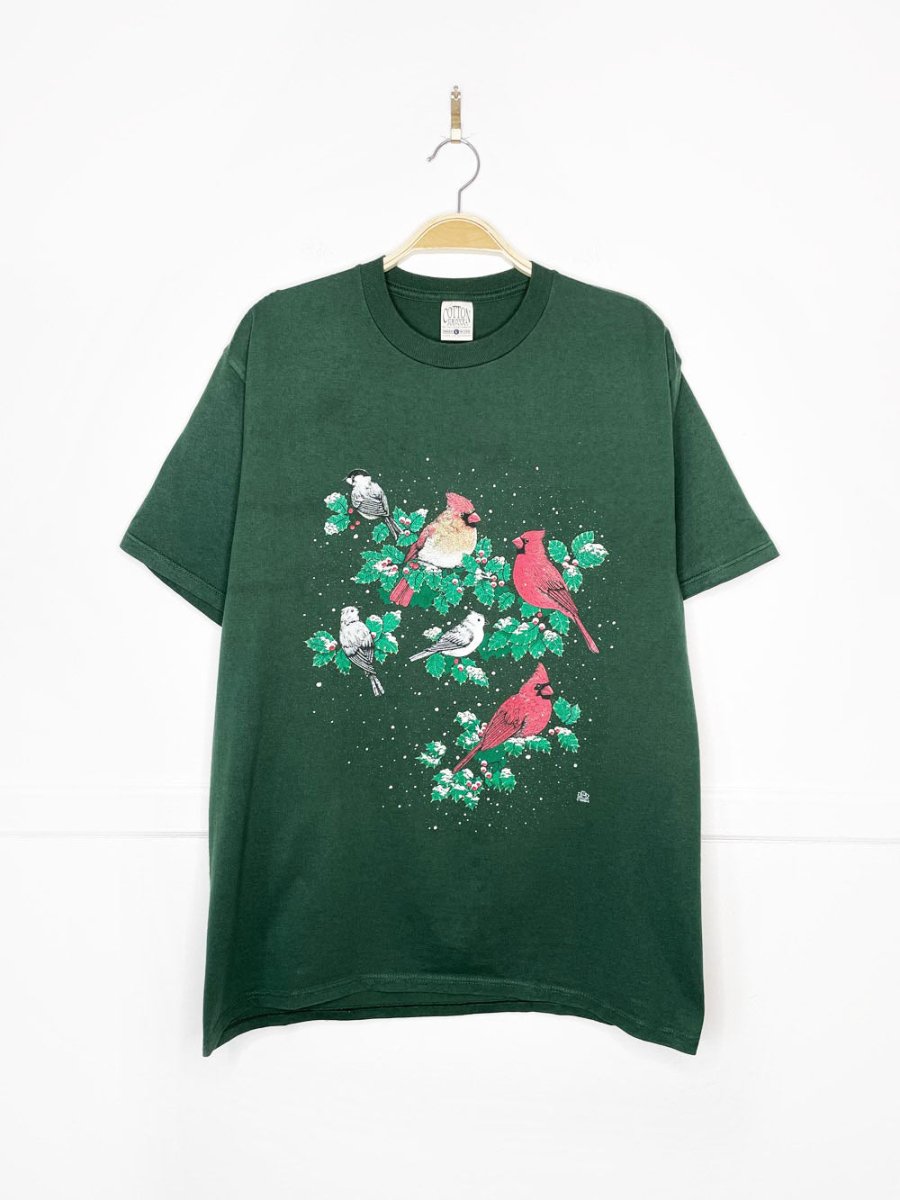vintage 90s cotton grove winter cardinals graphic tee | made in USA - good market thrift store
