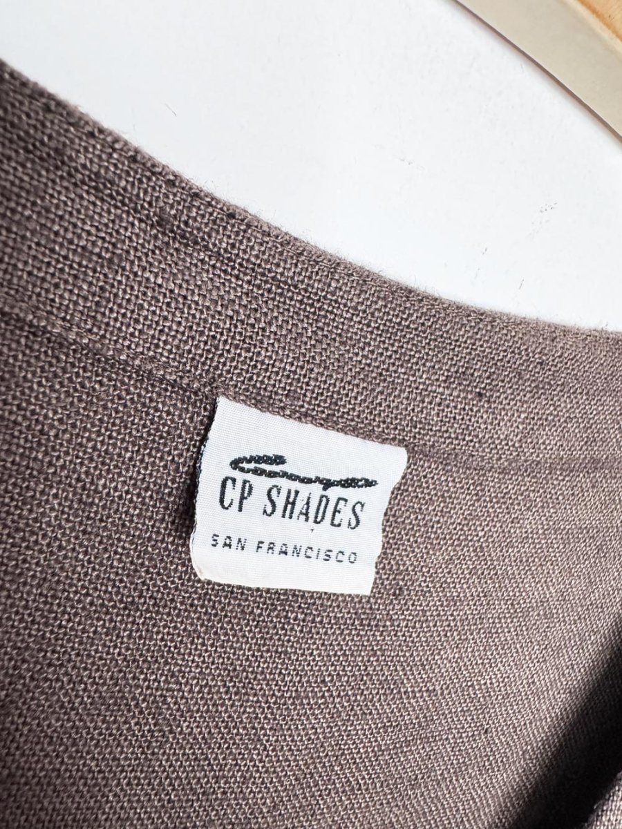 vintage 90s cp shades san francisco 100% linen vest top - good market thrift store
