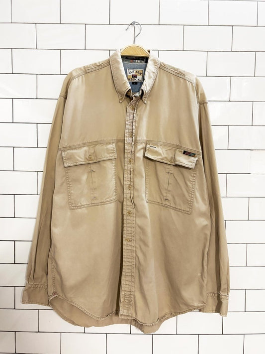 vintage 90s cutter & buck button down shirt - good market thrift store