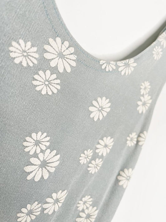 vintage 90s daisy stretch slinky mini dress - good market thrift store