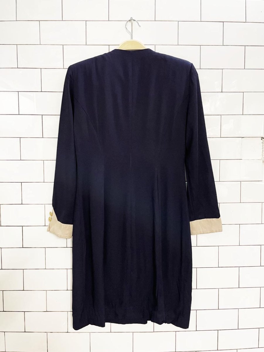 vintage 90s danny & nicole double breasted blazer dress | made in USA - good market thrift store