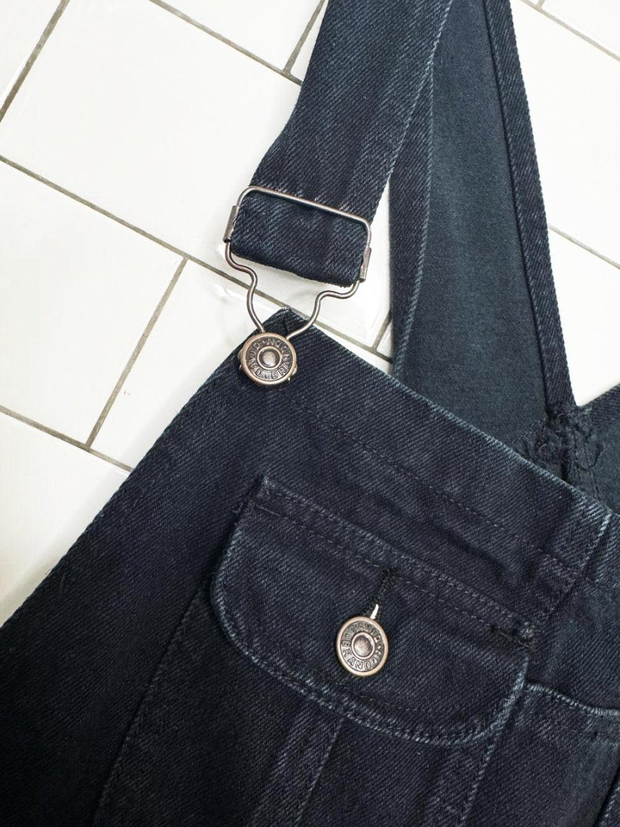 vintage 90s david brandon denim overalls - good market thrift store