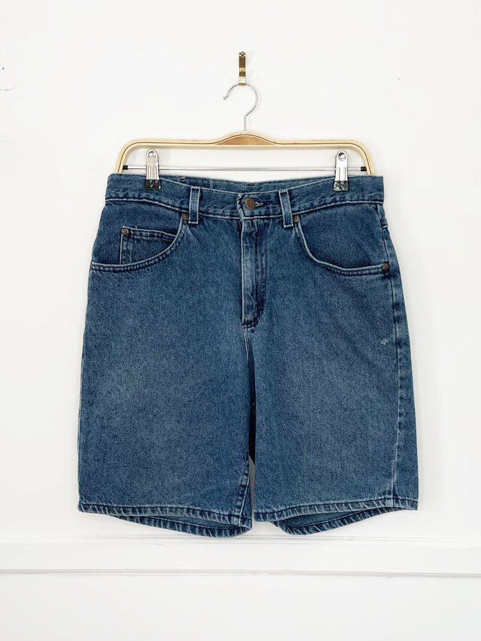 vintage 90s denim riders long denim shorts | made in USA - good market thrift store