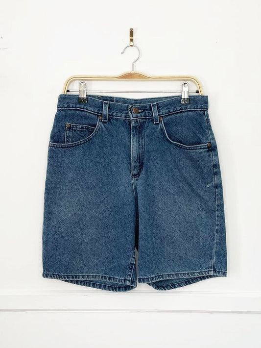 vintage 90s denim riders long denim shorts | made in USA - good market thrift store
