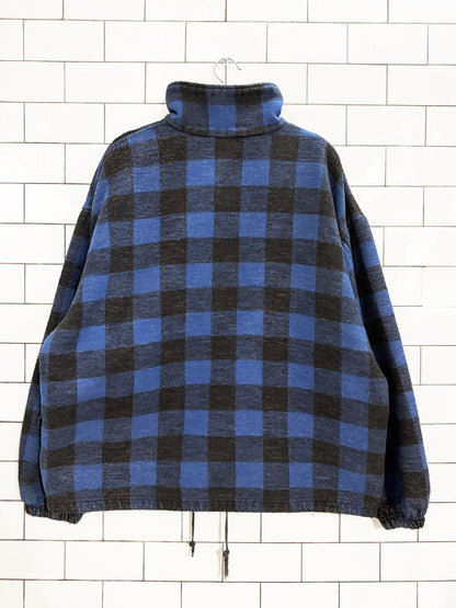 vintage 90s dickies flannel zip up jacket - good market thrift store