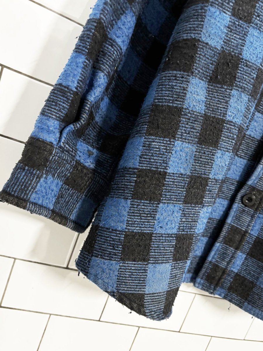 vintage 90s dickies two pocket flannel shirt jacket - good market thrift store