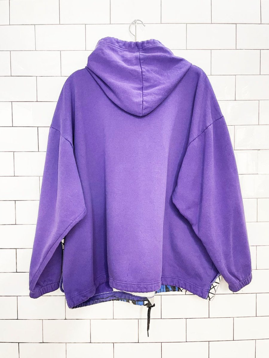 vintage 90s disney mickey + minnie mouse rollercoaster all over print hoodie - good market thrift store