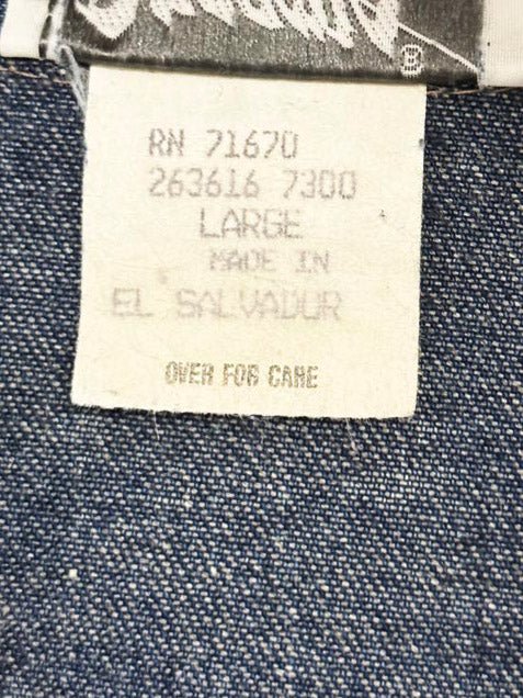 vintage 90s dreams snap button cinched waist denim midi dress - good market thrift store