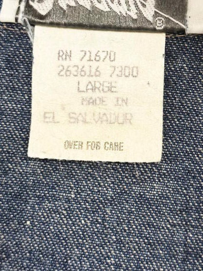 vintage 90s dreams snap button cinched waist denim midi dress - good market thrift store