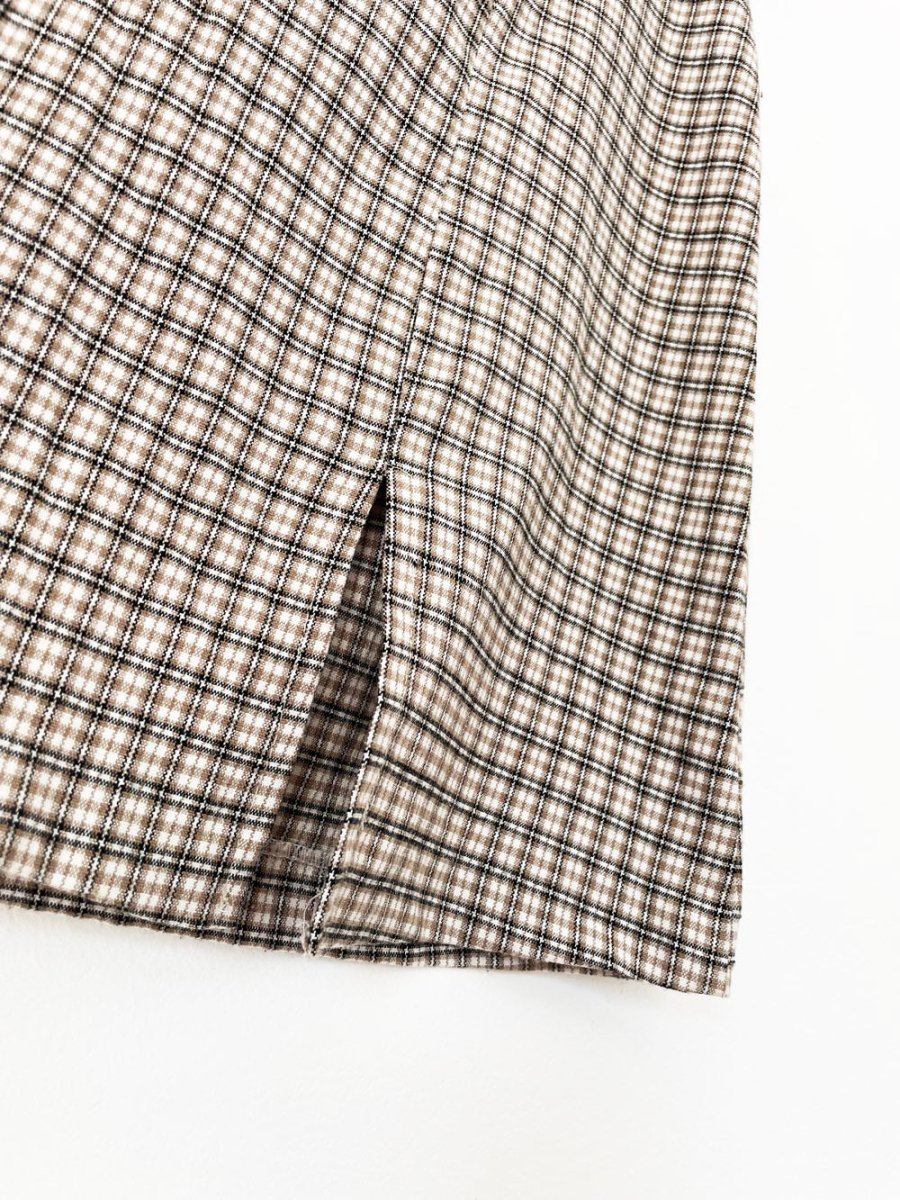 vintage 90s dynamite sport plaid mini skirt | made in canada - good market thrift store