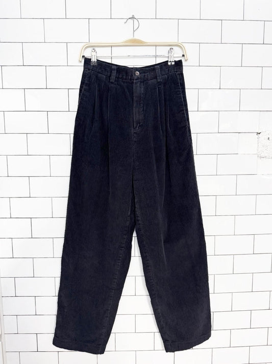 vintage 90s eddie bauer chunky cord pleated pant - good market thrift store