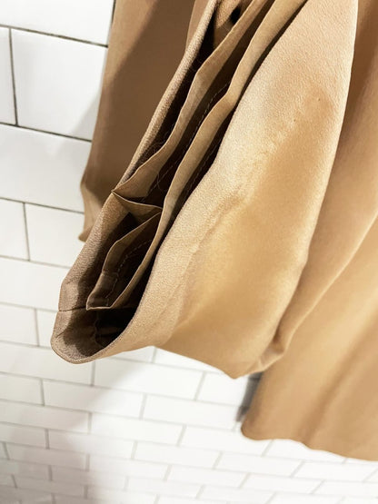 vintage 90s episode 100% silk pleated straight leg trouser - good market thrift store