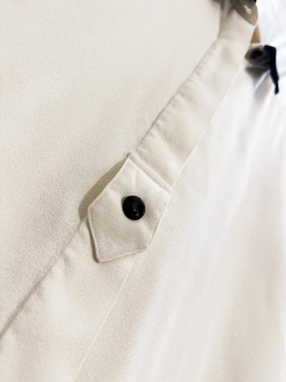 vintage 90s episode french cuff pleated back blouse - good market thrift store