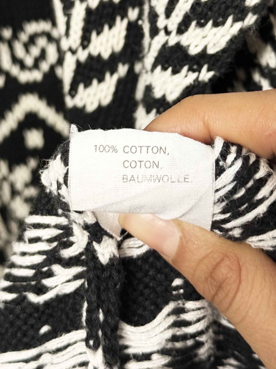 vintage 90s esprit fair isle slouchy knit sweater - good market thrift store