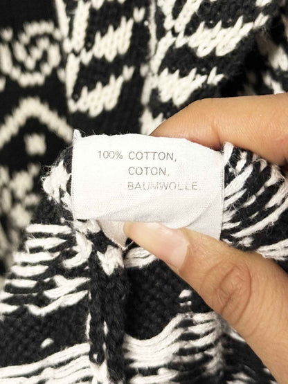 vintage 90s esprit fair isle slouchy knit sweater - good market thrift store