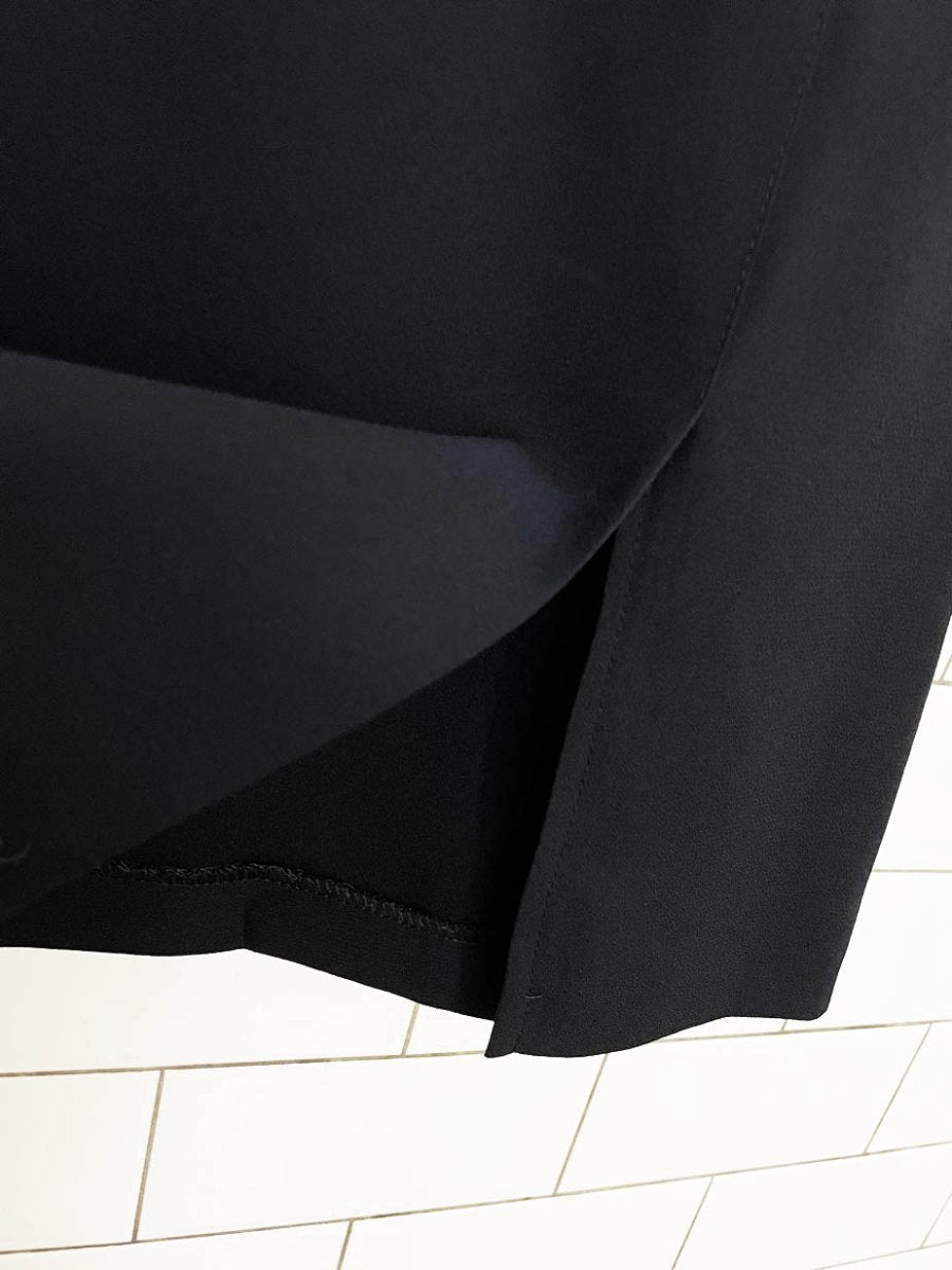 vintage 90s esprit minimal slit mini skirt - good market thrift store