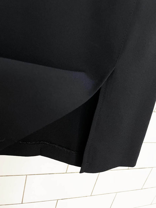 vintage 90s esprit minimal slit mini skirt - good market thrift store