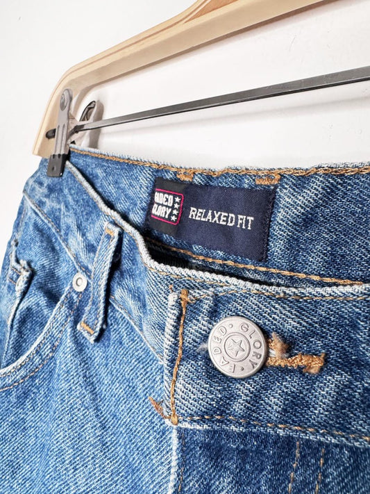 vintage 90s faded glory relaxed fit denim jorts | made in USA - good market thrift store