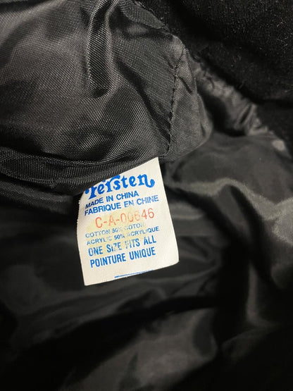 vintage 90s fersten velvet + faux fur trim hat - good market thrift store