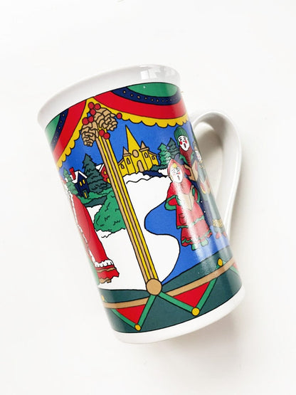 vintage 90s fireworks saint nick delivery mug - good market thrift store