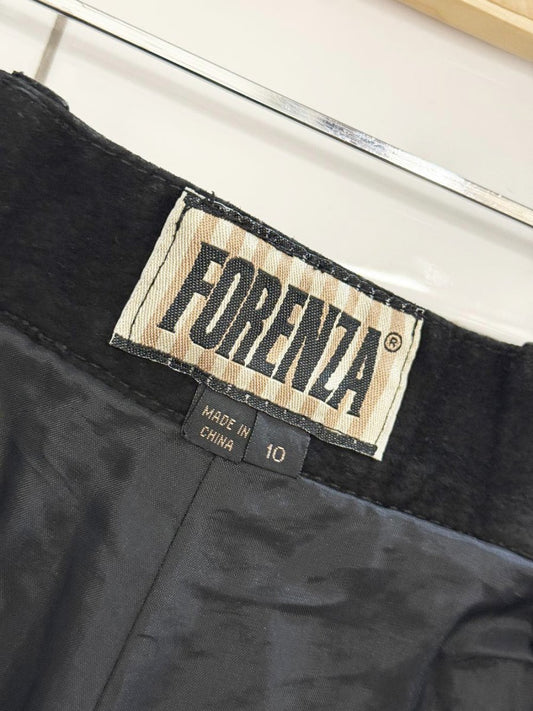 vintage 90s forenza suede high - waisted shorts - good market thrift store