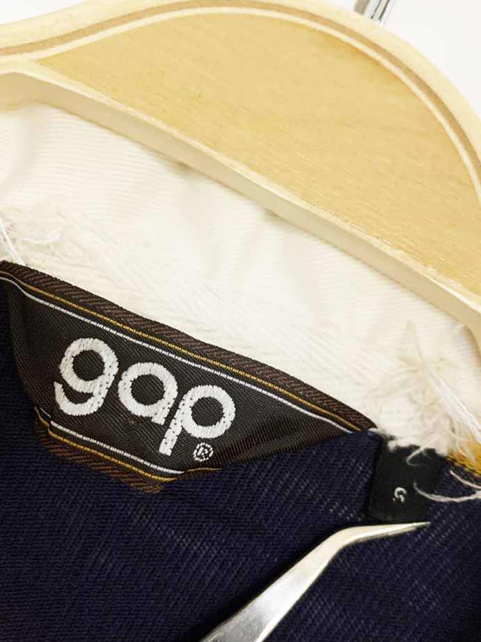 vintage 90s gap striped rugby collared pullover - good market thrift store