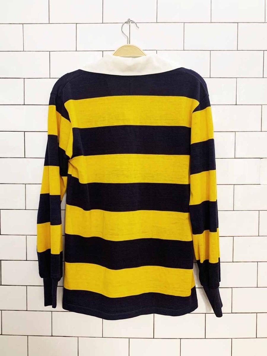 vintage 90s gap striped rugby collared pullover - good market thrift store