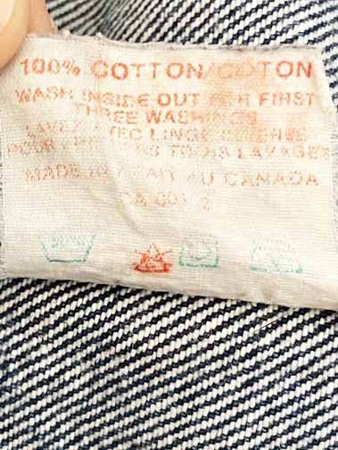 vintage 90s GWG snap button denim trucker jacket | great western garment | made in Canada - good market thrift store