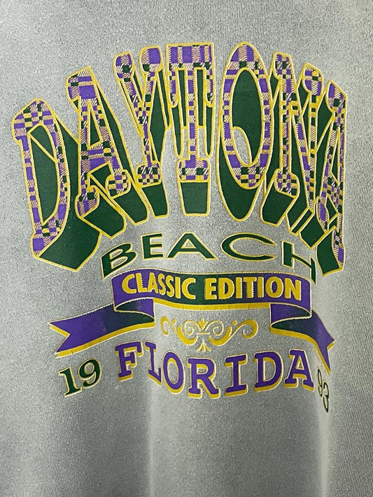 vintage 90s hanes daytona beach florida sweatshirt | made in usa - good market thrift store
