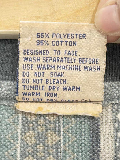 vintage 90s hang ten stripe pique polo shirt - good market thrift store