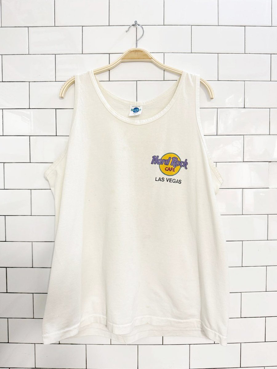 vintage 90s hard rock cafe las vegas tank top | made in USA - good market thrift store