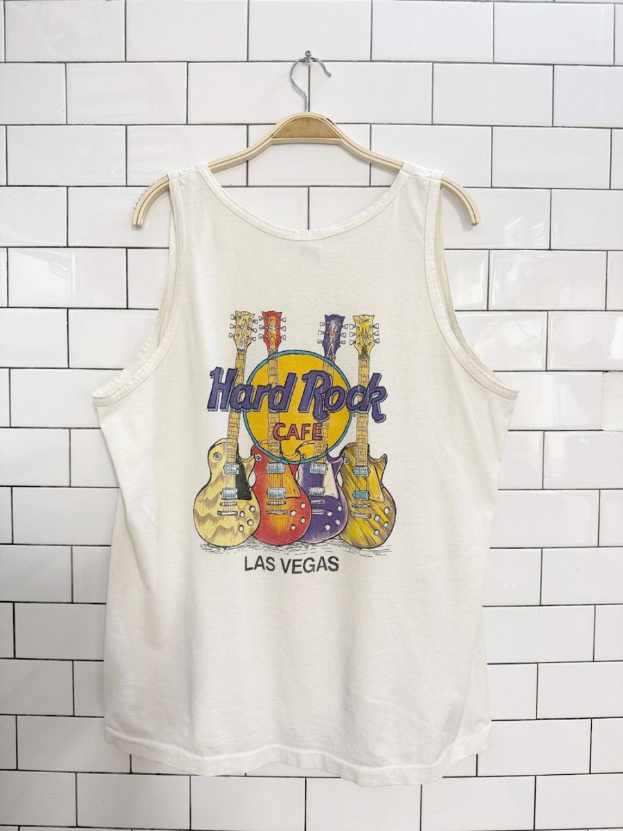vintage 90s hard rock cafe las vegas tank top | made in USA - good market thrift store