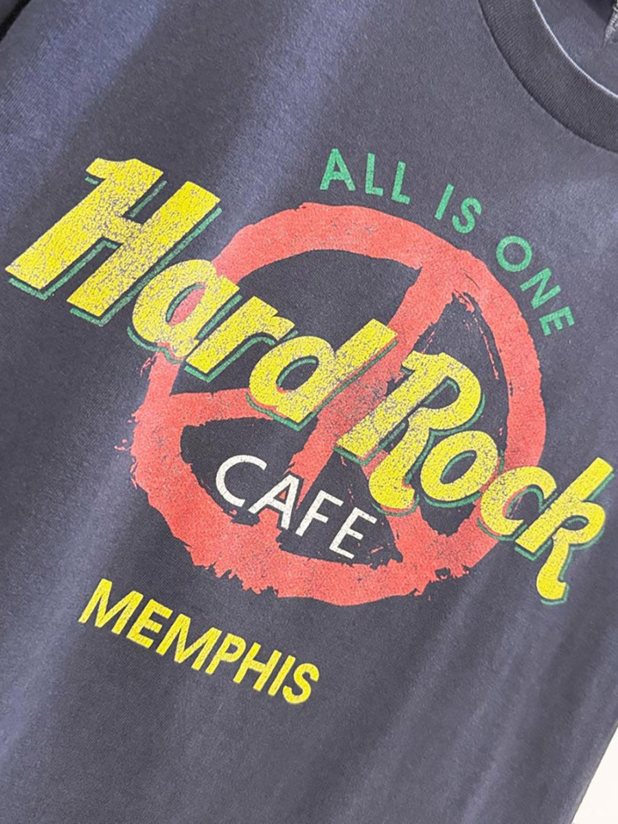 vintage 90s hard rock cafe memphis graphic tee | made in USA - good market thrift store