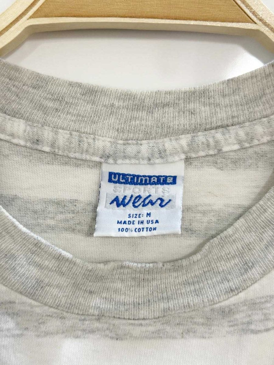 vintage 90s indiana university hoosiers striped tee | made in USA | ultimate sports wear - good market thrift store