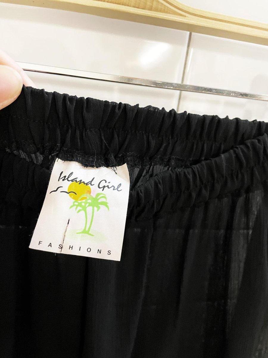 vintage 90s island girl chiffon beach short - good market thrift store