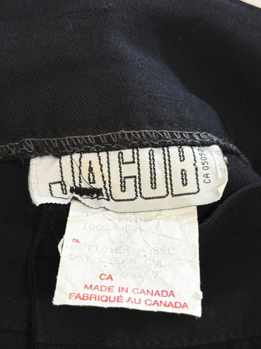 vintage 90s jacob 100% wool pleated trouser shorts | made in Canada - good market thrift store