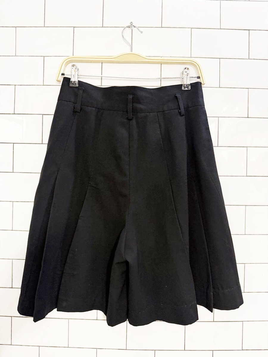 vintage 90s jacob 100% wool pleated trouser shorts | made in Canada - good market thrift store
