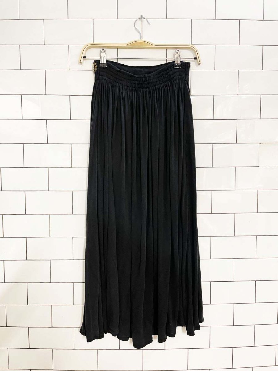 vintage 90s jane ashley pearl beaded basque waist midi skirt - good market thrift store