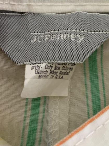 vintage 90s jc penny striped pleated casual shorts - good market thrift store