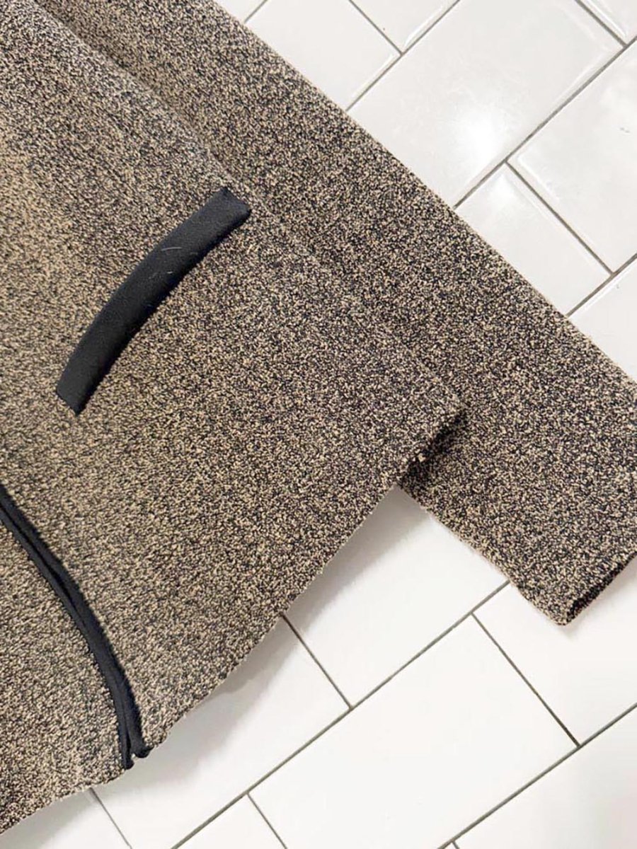 vintage 90s jessica faux fur collar full zip light jacket | made in Canada - good market thrift store