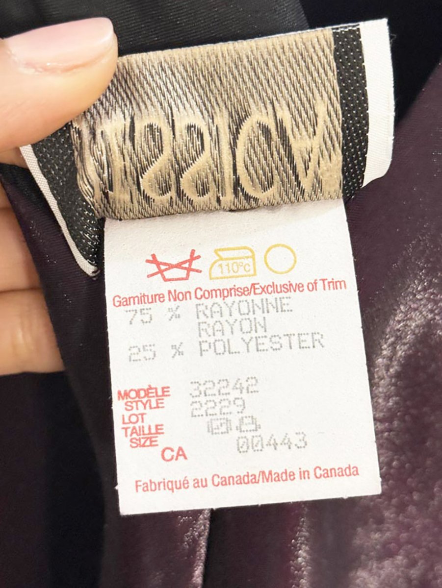 vintage 90s jessica metallic satin chiffon trail maxi dress | made in Canada - good market thrift store