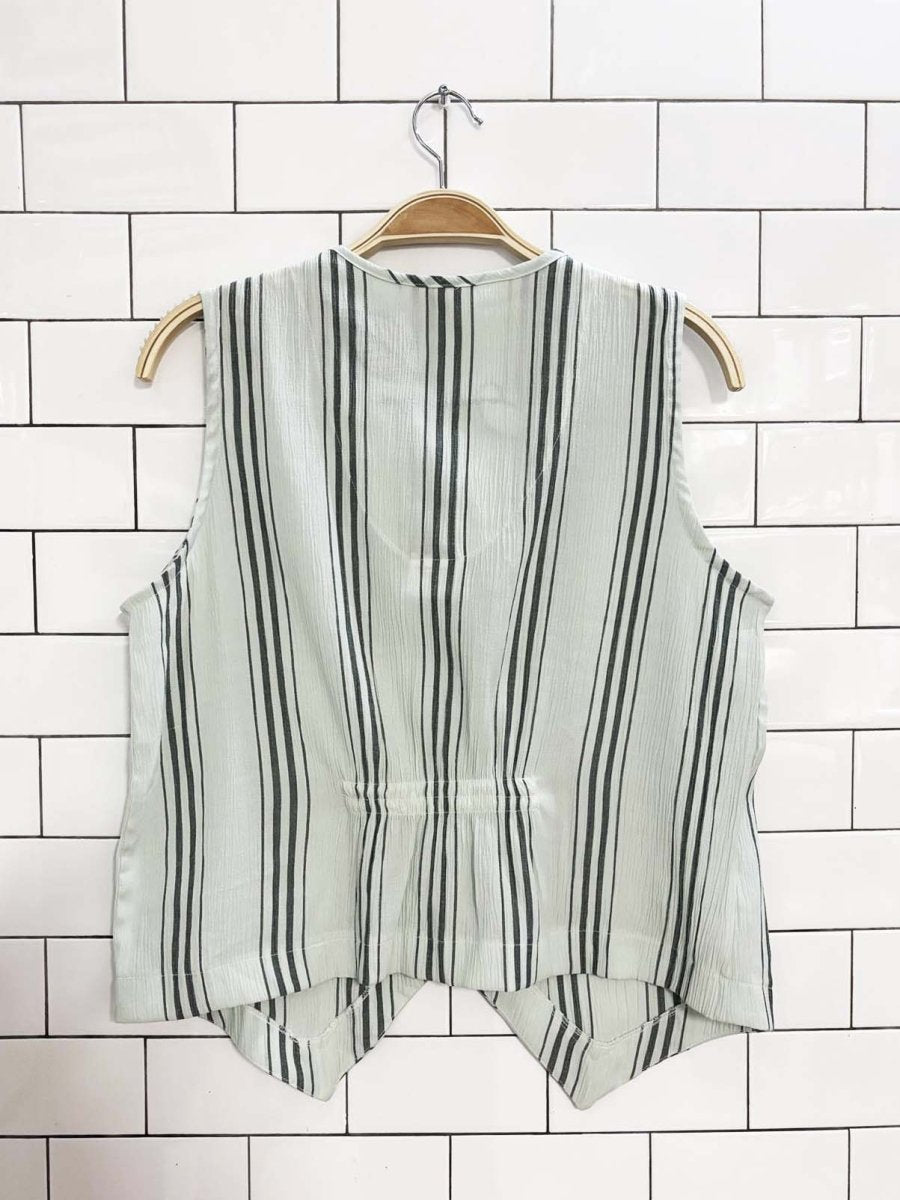 vintage 90s jessica minimal stripe vest - good market thrift store