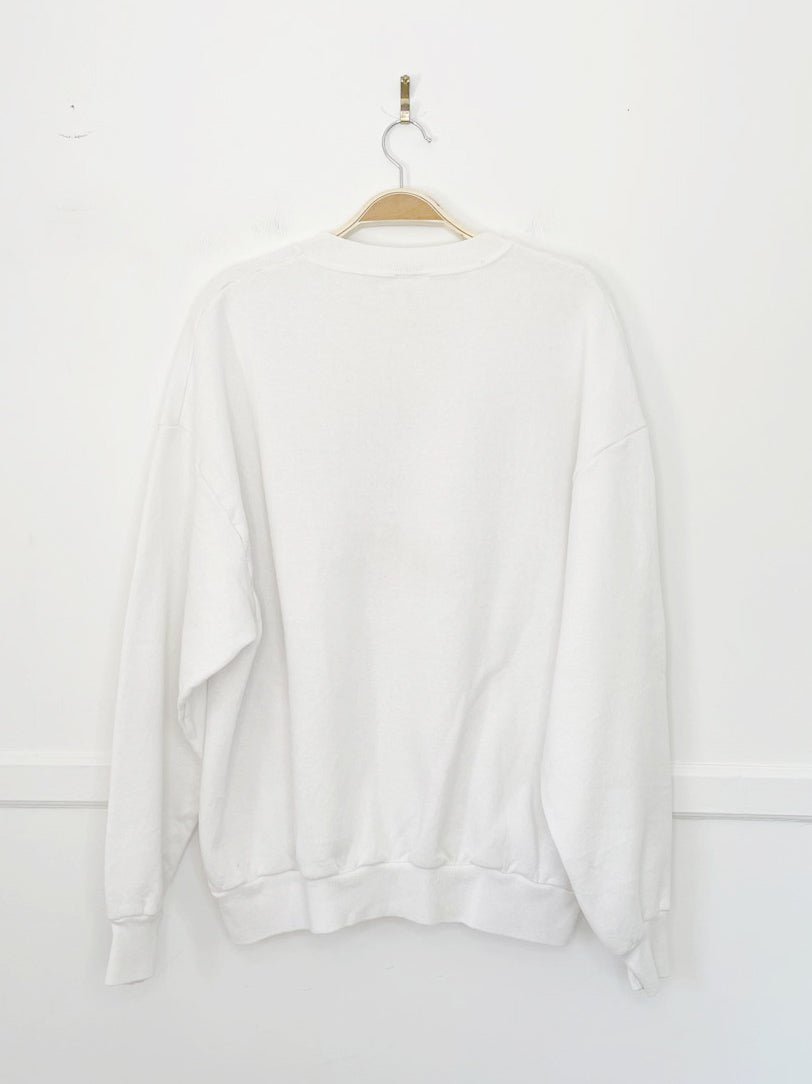 vintage 90s jim beam graphic sweatshirt | jerzees nublend - good market thrift store